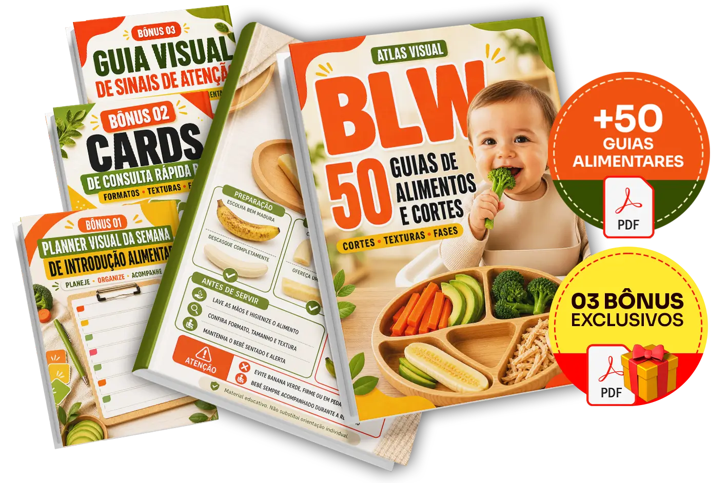 Plano Completo — Atlas Visual BLW e três bônus